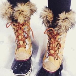Sorel Joan of arctic winter fur boots